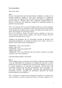 1 Por la senda liberal Guión: Elías Andrés SEC. 1 P.P. DE UNA