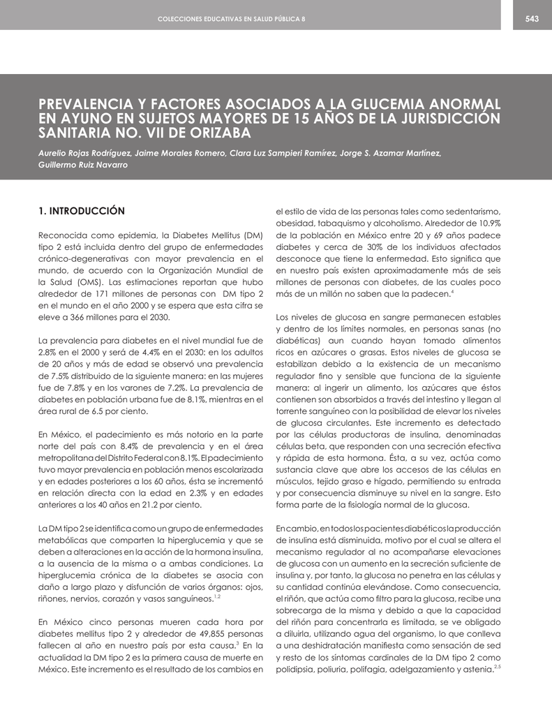 Trimestral calculada promedio glucosa