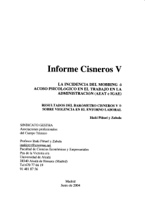 Informe Cisneros V - CGT-Aena