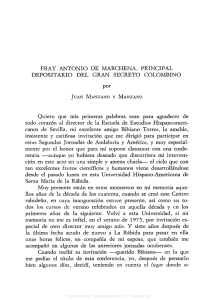 FRAY ANTONIO DE MARCHENA, PRINCIPAL