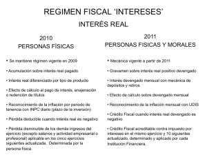 regimen fiscal `intereses`
