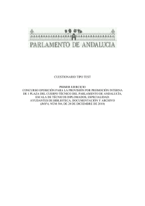 Cuestionario - Parlamento de Andalucía