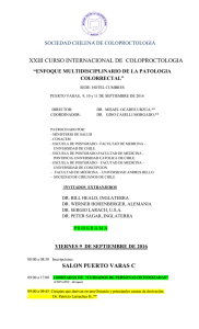 xxiii curso internacional de coloproctologia salon puerto varas c