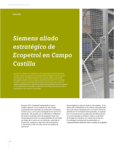 Siemens aliado estratégico de Ecopetrol en Campo Castilla