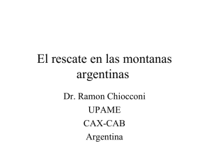 El rescate en las montanas argentinas