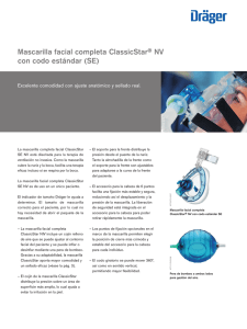 Mascarilla facial completa ClassicStar® NV con codo estándar (SE)