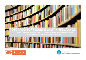 posgrado software quality assurance