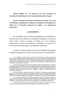 Informe 22/2008 - Gobierno de Aragón