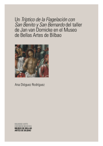 Un Tríptico de la Flagelación con San Benito y San Bernardo del
