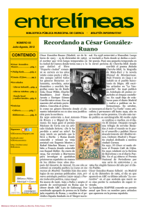 Recordando a César González