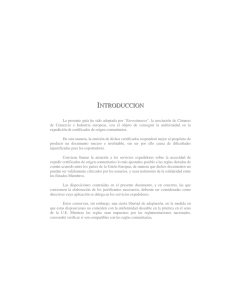 certificados de origen - Cámara Comercio Lorca