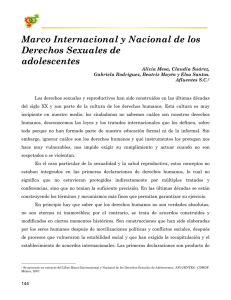 (2005), Marco Internacional y Nacional de los Derechos Sexuales