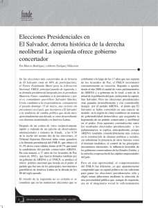 Elecciones Presidenciales en El Salvador, derrota histórica de la