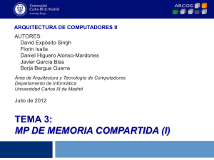 MC-F-003. MP de memoria compartida