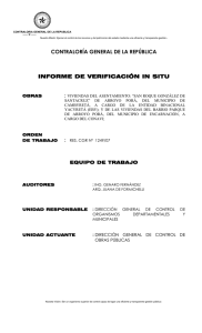 Informe de Verificación IN SITU Res. N° 1249-07 - EBY