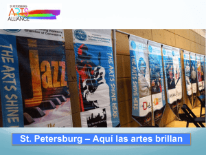 Aquí las artes brillan - St. Petersburg Arts Alliance