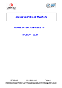 Instrucciones de montaje Pivote intercambiable 3.5