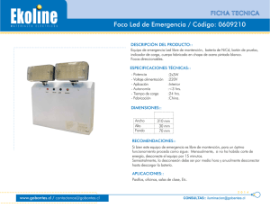 Foco Led de Emergencia / Código: 0609210