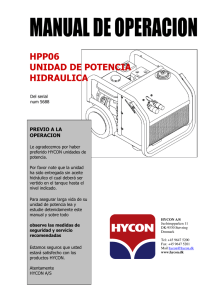 hpp06 unidad de potencia hidraulica