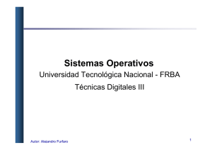 Sistemas Operativos - Universidad Tecnológica Nacional