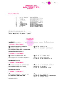 calendari 2010-2011 - Lliga Femenina Baix