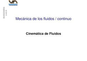 Mecánica de los fluidos / continuo