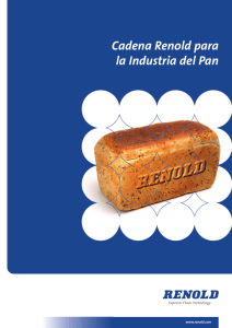 Cadena Renold para la Industria del Pan