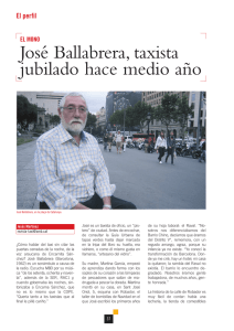 José Ballabrera, taxista jubilado hace medio año