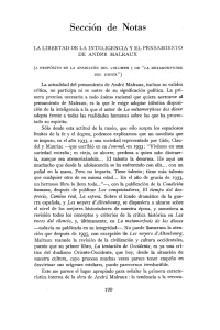 pdf La libertad de la inteligencia y el pensamiento de André Malraux
