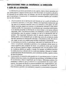 , , . IMPLICACIONES PARA LA ENSEÑANZA: LA DIRECCIÓN