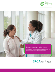 Presentando la prueba BRCA