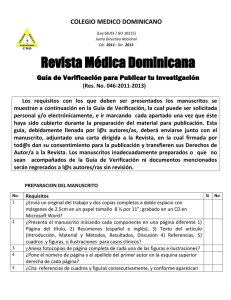 Revista Médica Dominicana - Colegio Médico Dominicano