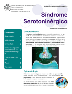 Síndrome Serotoninérgico
