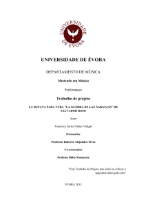 Trabajo corregido - Universidade de Évora