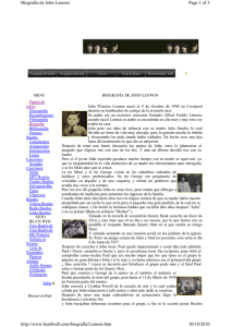 Page 1 of 3 Biografia de John Lennon 10/10/2010 http://www