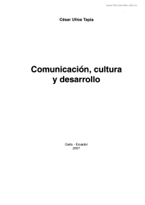 Comunicación, cultura y desarrollo