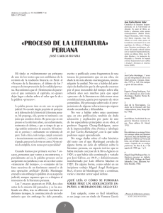 proceso de la literatura» peruana