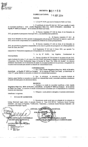 decreto - Municipalidad de Padre Las Casas