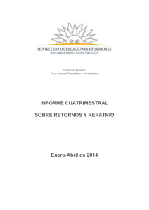 Informe de Retorno 2º Cuatrimestre_ enero