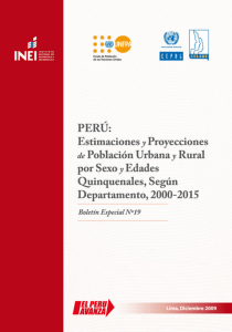 Estimaciones y proyecciones de población urbana y rural