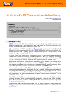 Monitorización MRTG en servidores Debian Woody