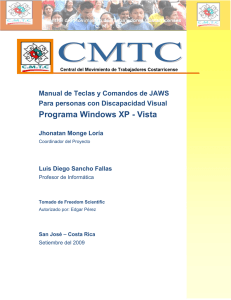 Programa Windows XP - Vista - Profesor Luis Diego Sancho Fallas