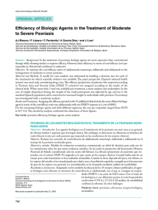 Efficiency of Biologic Agents in the Treatment of Moderate to