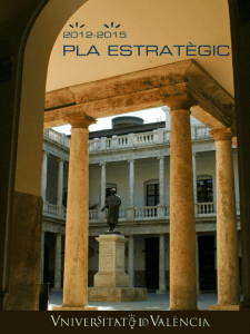 Pla Estratègic 2012-2015 - Universitat de València