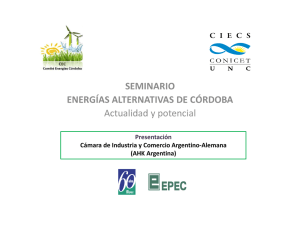 Presentación Cámara de Industria y Comercio Argentino