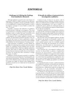 Challenges in utilizing the findings from qualitative research