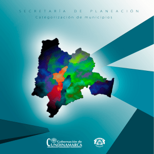 Categorización de Municipios