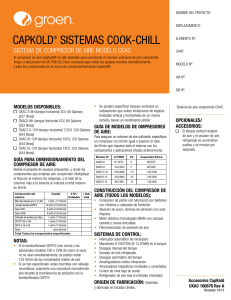 capkold® sistemas cook-chill