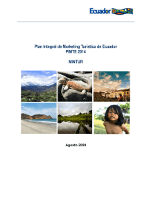 Plan Integral de Marketing Turístico de Ecuador