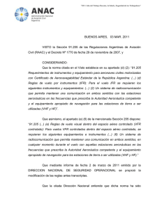 Resolución Nº 141-2011 ANAC – Boletín Oficial Nº 32.252 del